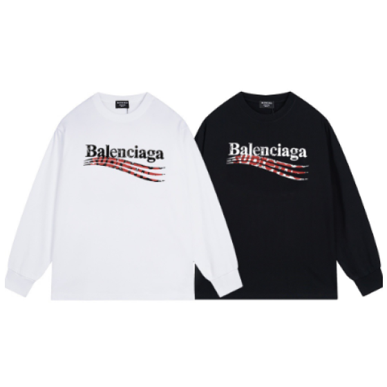Balenciaga x Supreme printed long-sleeved shirt